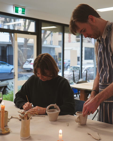 Clay & Sip at The Rumpus Room