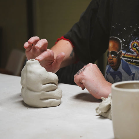 Life modelling in Clay with Tegan Georgette