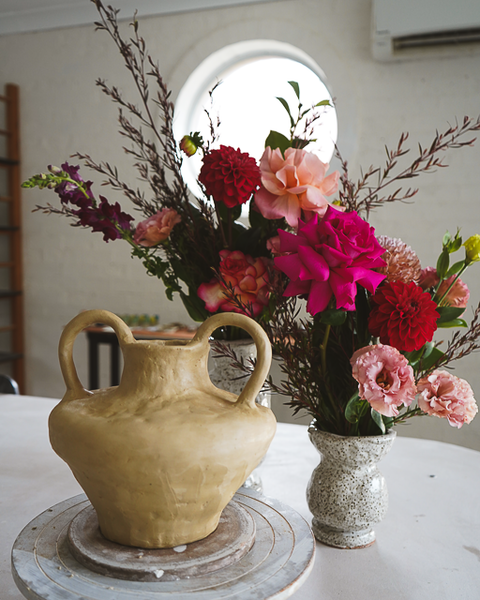 Mother's Day Special: Table Florals + Coil Vase Making Workshop with Pepe's Garden