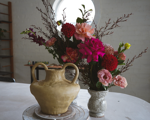 Mother's Day Special: Floral Arranging + Vase Making Workshop with Pepe's Garden